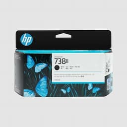 HP 498P2A, 738B, 130ML, Black Ink, Cartridges