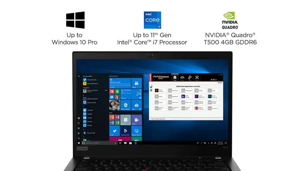 Lenovo 20VYS1EG00 P14S Core i7, 16 GB, 512 GB, Windows 10 Pro Laptop