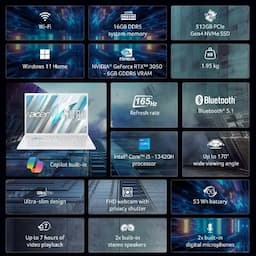 Acer NH.D59SI.001 Nitro L, Intel Core i5, 16GB RAM, 512GB SSD, Windows 11, Laptop