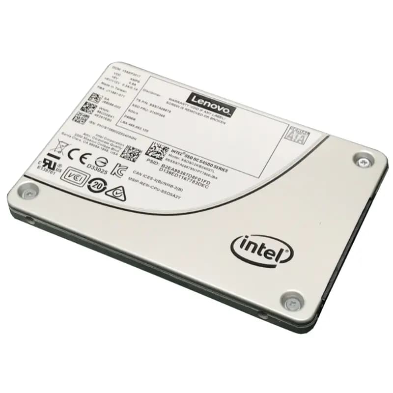 Lenovo ThinkSystem 3.5" Intel S4500 240GB Entry SATA 6Gb Hot Swap SSD