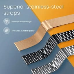 Fastrack 38126WM01K, Dezire Fx1, Rose Gold, Smart Watch