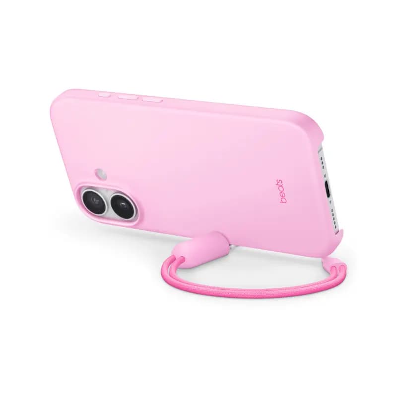 Beats MGY64LL/A, iPhone 17 Kickstand Case with MagSafe and Camera Control - Pebble Pink