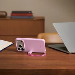 Beats MGY84LL/A, iPhone 17 Pro Kickstand Case with MagSafe and Camera Control - Pebble Pink