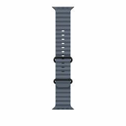 Apple MGCJ4ZM/A, 49mm Anchor Blue Ocean Band - Black Titanium Finish Watch Strap