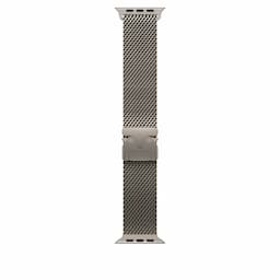Apple MGHP4ZM/A, 49mm Natural Titanium Milanese Loop - Medium Watch Strap