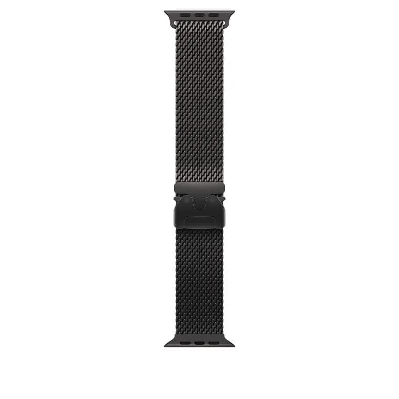 Apple MGHR4ZM/A, 49mm Black Titanium Milanese Loop - Small Watch Strap