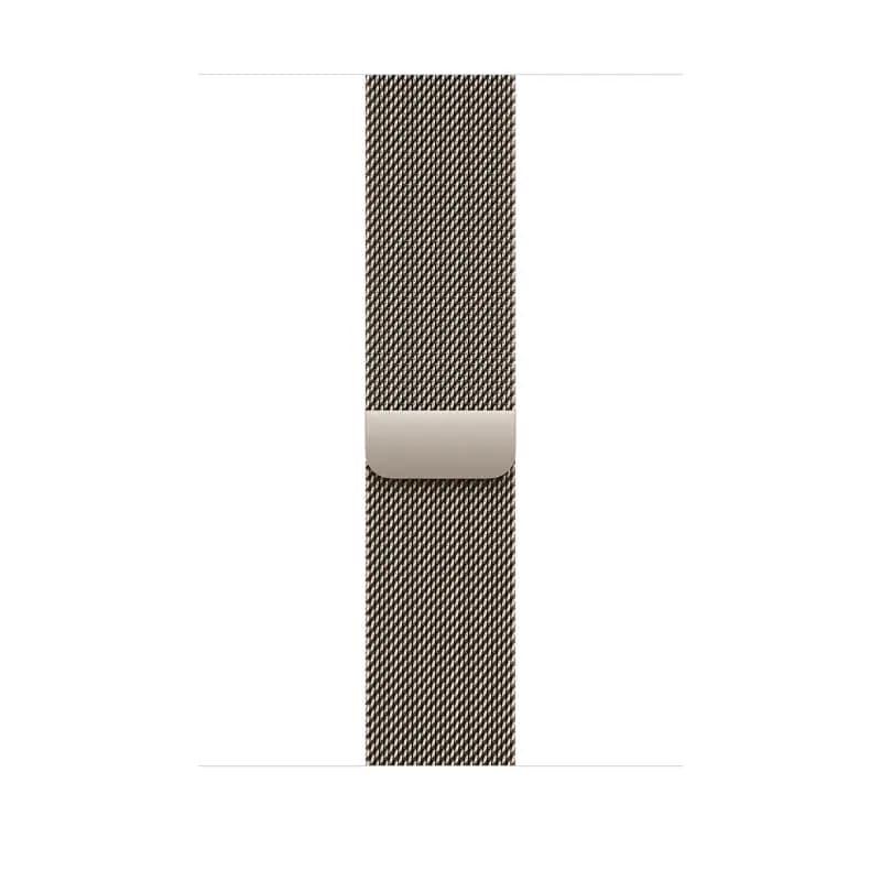 Apple MGJ34ZM/A, 46mm Natural Milanese Loop - M/L Watch Strap