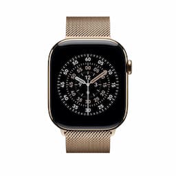 Apple MGJ54ZM/A, 46mm Gold Milanese Loop - M/L Watch Strap