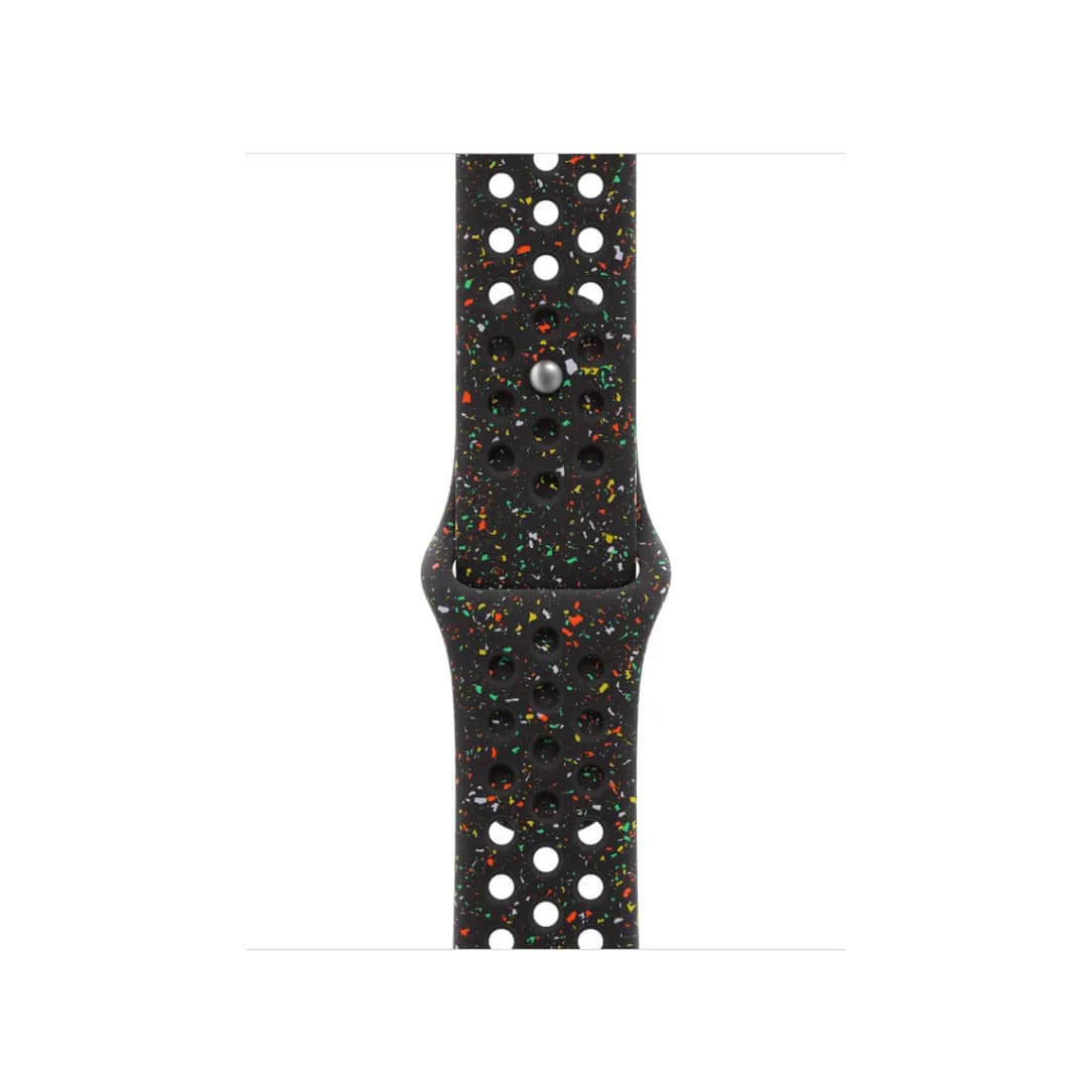 Apple MG9Y4ZM/A, 40mm Midnight Black Nike Sport Band - M/L Watch Strap