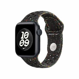 Apple MG9Y4ZM/A, 40mm Midnight Black Nike Sport Band - M/L Watch Strap