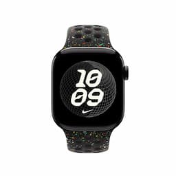 Apple MGAE4ZM/A, 42mm Midnight Black Nike Sport Band - S/M Watch Strap