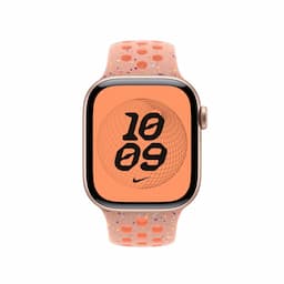 Apple MGAQ4ZM/A, 42mm Alpenglow Pink Nike Sport Band - S/M Watch Strap
