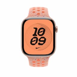 Apple MGC64ZM/A, 46mm Alpenglow Pink Nike Sport Band - S/M Watch Strap