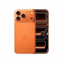 Apple iPhone 17 Pro Max MG004HN/A, A19 Pro chip, 17.42 cm / 6.9 inch (diagonal) Display, iOS 26, 2 TB Storage, All 48MP Rear cameras, 18MP Center Stage Front Camera, Cosmic Orange