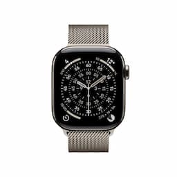 Apple Watch Series 11 MF8P4HN/A, GPS+Cellular, 42mm, Natural Titanium Case with Natural MilaneseLoop