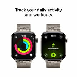 Apple Watch Series 11 MF8P4HN/A, GPS+Cellular, 42mm, Natural Titanium Case with Natural MilaneseLoop