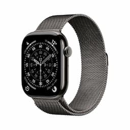 Apple Watch Series 11 MFD34HN/A, GPS+Cellular, 46mm, Slate Titanium Case with Slate Milanese Loop - S/M