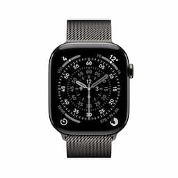 Apple Watch Series 11 MFD34HN/A, GPS+Cellular, 46mm, Slate Titanium Case with Slate Milanese Loop - S/M
