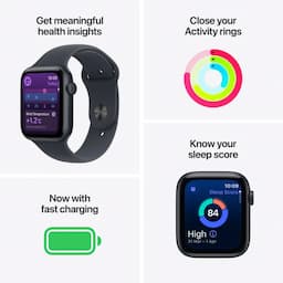 Apple Watch SE 3 MEP94HN/A, GPS + Cellular,  40mm, Midnight Aluminium Case with Midnight Sport Band - S/M
