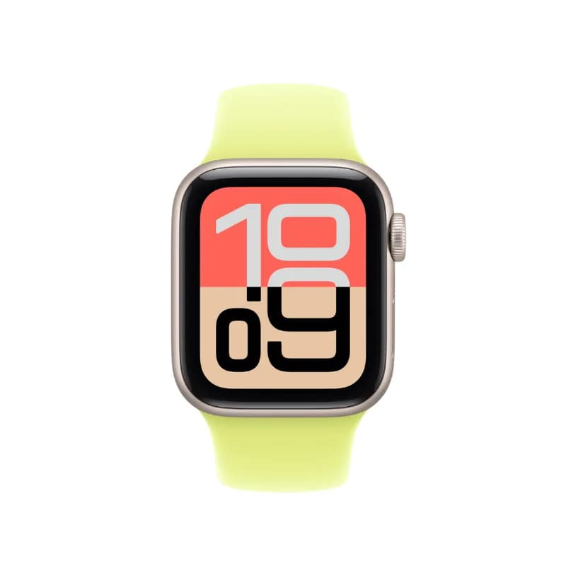 Apple MFFT4ZM/A, 40mm Neon Yellow Sport Band - S/M Watch Strap