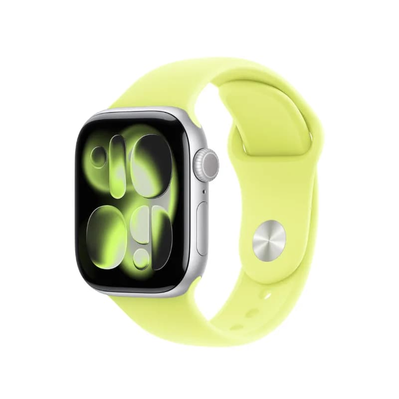 Apple MFGD4ZM/A, 42mm Neon Yellow Sport Band - M/L Watch Strap