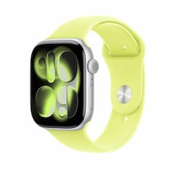 Apple MFGW4ZM/A, 46mm Neon Yellow Sport Band - M/L Watch Strap