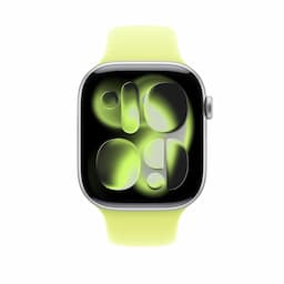 Apple MFGW4ZM/A, 46mm Neon Yellow Sport Band - M/L Watch Strap