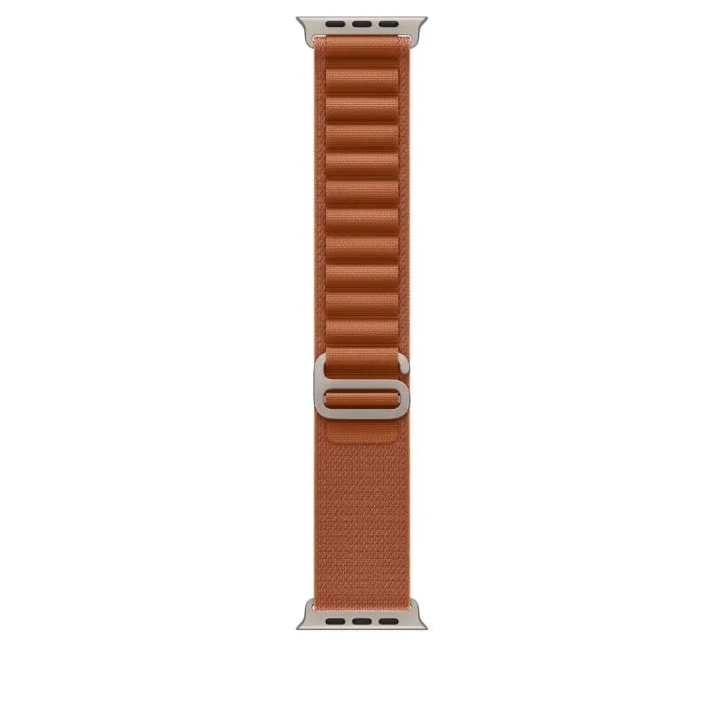 Apple MFTA4ZM/A, 49mm Terra Cotta Alpine Loop - Small - Natural Titanium Finish Watch Strap