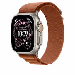 Apple MFTD4ZM/A, 49mm Terra Cotta Alpine Loop - Large - Natural Titanium Finish Watch Strap
