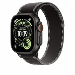 Apple MG9T4ZM/A, 49mm Black/Charcoal Trail Loop - S/M - Black Titanium Finish Watch Strap