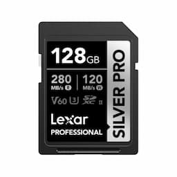 Lexar LSDSIPR128G-BNNNG Professional Silver Pro SDXC UHS-II Card - 128 GB Capacity