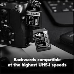 Lexar LSDSIPR128G-BNNNG Professional Silver Pro SDXC UHS-II Card - 128 GB Capacity