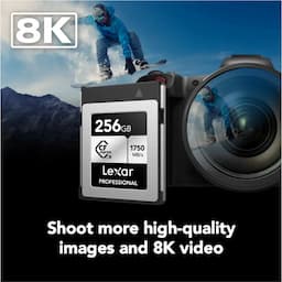 Lexar LCXEXSL256G-RNENG Professional Cfexpress 2.0 Type B Card Silver Series - 256 GB Capacity
