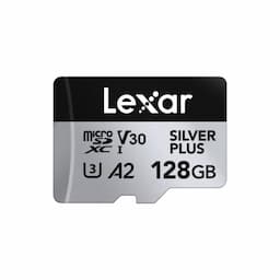 Lexar LMSSIPL128G-BNANG Professional Silver Plus microSDXC UHS-I Card - 128 GB Capacity