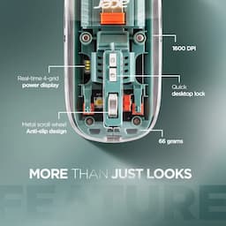 Acer ZC.A01SI.2DS, Wireless Transparent Rechargeable Mouse