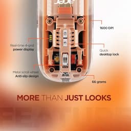 Acer ZC.A01SI.2DT, Wireless Transparent Rechargeable Mouse