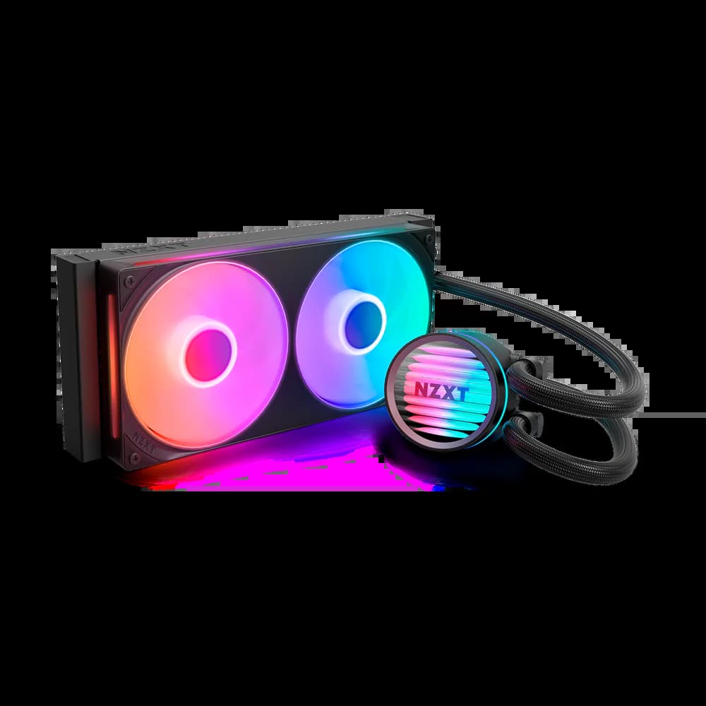 NZXT RL-KR240-B1 Kraken Core 240 RGB, 240mm RGB AIO Liquid Cooler – Black