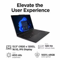 Lenovo 21LUS07C00 ThinkPad X13 G5, 13.3 inch Display, Intel Core Ultra 7, 32 GB RAM, 1 TB Storage, Windows 11 Pro, Laptop