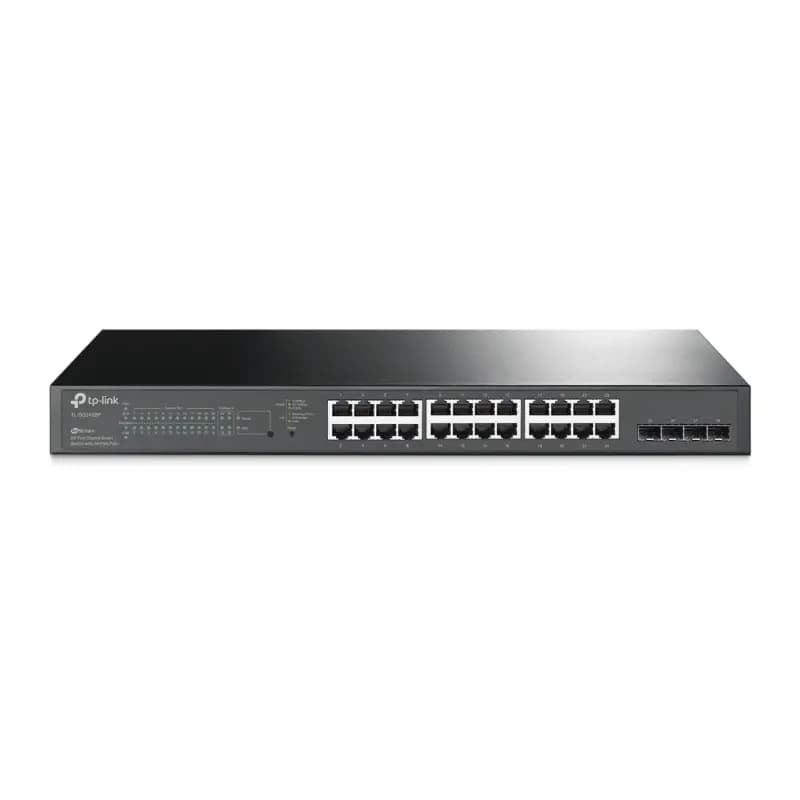 TP Link SG2428P, JetStream 28-Port Gigabit Smart Switch with 24-Port PoE+