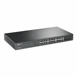 TP Link SG2428P, JetStream 28-Port Gigabit Smart Switch with 24-Port PoE+