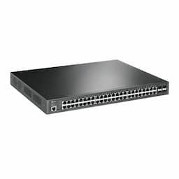 TP Link SG3452P, JetStream 52-Port Gigabit L2+ Managed Switch with 48-Port PoE+