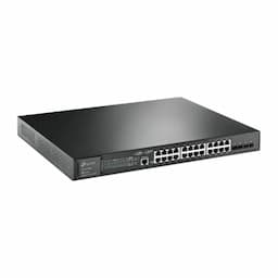 TP Link SG3428XMP, JetStream 24-Port Gigabit and 4-Port 10GE SFP+ L2+ Managed Switch with 24-Port PoE+