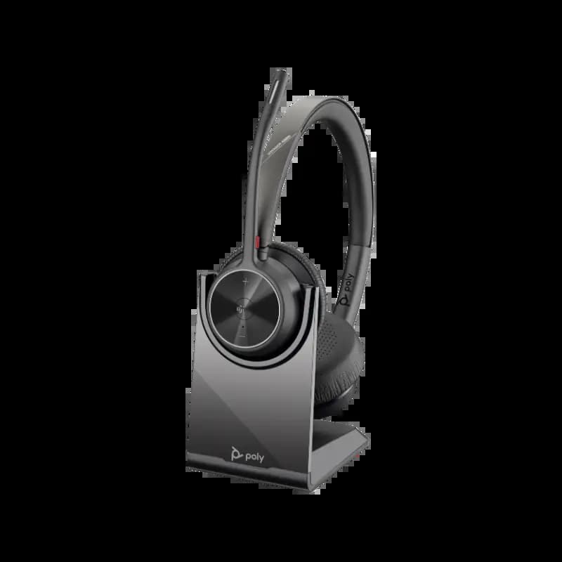 Poly 77Z32AA, Voyager 4320-M Wireless Headset with BT700 Adapter and Charging Stand