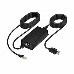 Poly B5NH6AA B5NH6AA PoE++ 65W 2.5G Adapter with 3.66m CAT6A Cable and Power Cord