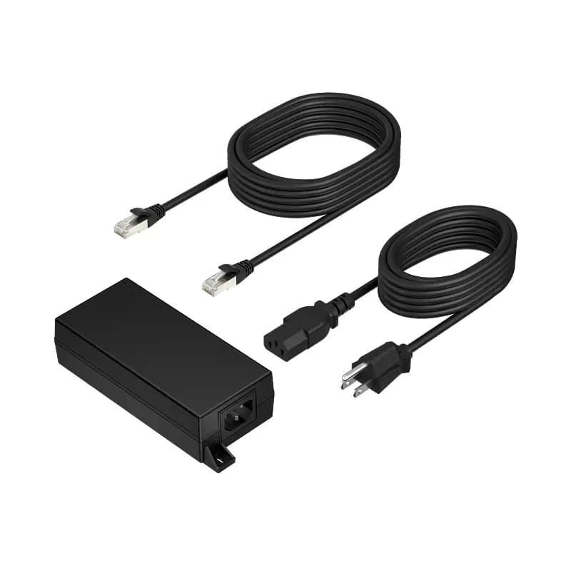 Poly B5NH6AA B5NH6AA PoE++ 65W 2.5G Adapter with 3.66m CAT6A Cable and Power Cord