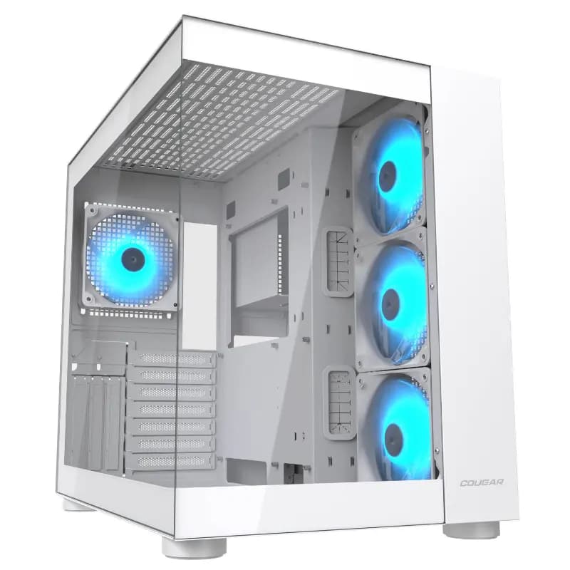 Cougar 385KA10.0002, FV150 RGB White, ARGB Gaming PC Case