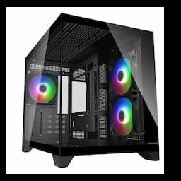 Cougar 382QA60.0001, FV150 Mini RGB Black, Mini ARGB Gaming PC Case