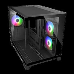 Cougar 382QA60.0001, FV150 Mini RGB Black, Mini ARGB Gaming PC Case