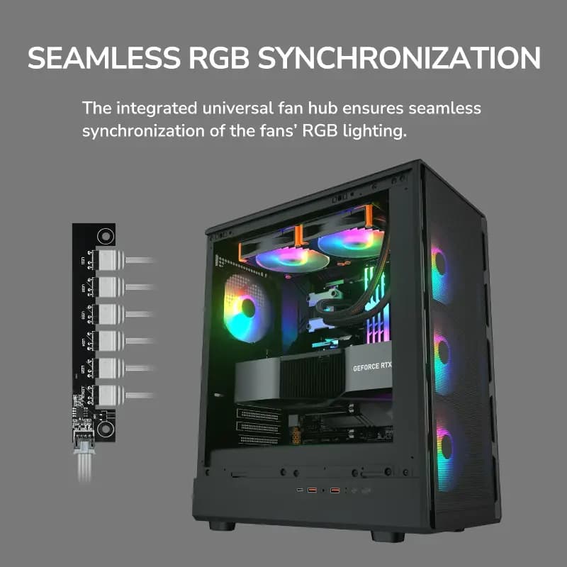 COUGAR GAMING, 382GA50.0003, AIRFACE PURE PRO, Gaming PC Case