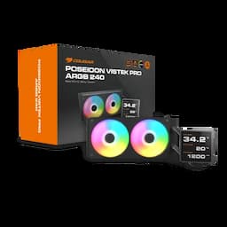 COUGAR 3MPVP240.0001, Poseidon Vistek Pro ARGB 240 mm, Black